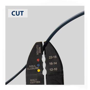 Blaupunkt Кабелерез BP80003, 230mm, сталь, фиксация, 10-22AWG, 8/32-4/40