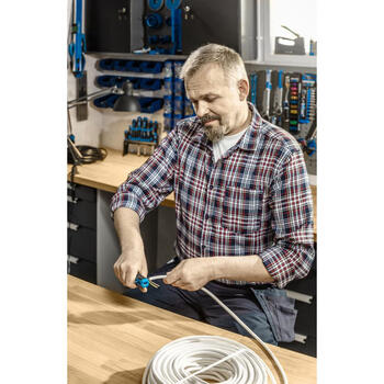 Hogert HT1P102 инструмент для снятия изоляции, 0.5-6.0mm², 8-13mm², 122mm, сталь SK5, компактный, нескользящая рукоятка (HT1P102)