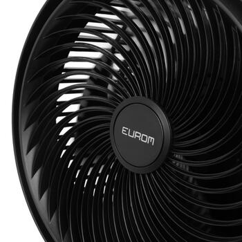 Eurom Vento 3D Comfort настольный вентилятор для охлаждения помещений 50W 3D осцилляция 8 скоростей пульт управления чёрный (384918)