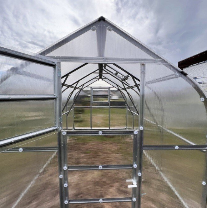 Siltumnīca KLASIKA DROP 2,5x4m ar 6mm polikarbonāta KLASIKA GREENHOUSE (2504006D)