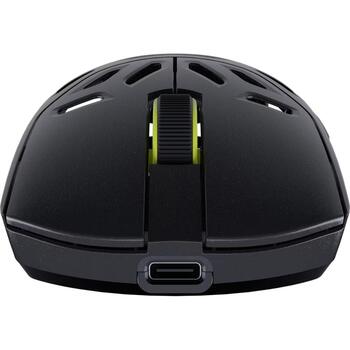 Corsair SABRE V2 PRO CH-931G100-WW spēļu pele, 33000 dpi, 2.4 GHz, Bluetooth, USB-C, optiskā, 5 pogas, melna (CH-931G100-WW)