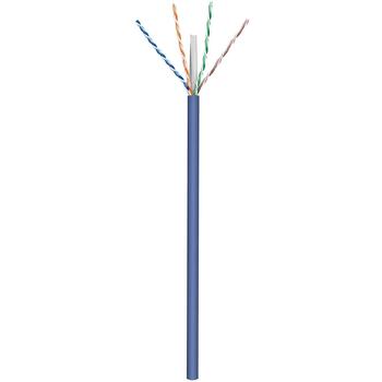 Goobay tīkla kabelis 96097, CAT 6A, U/UTP, 305 m, RJ-45 vīrišķais, 8 vadi, zils, halogēnu nesaturošs, iekštelpu, ciets (96097)