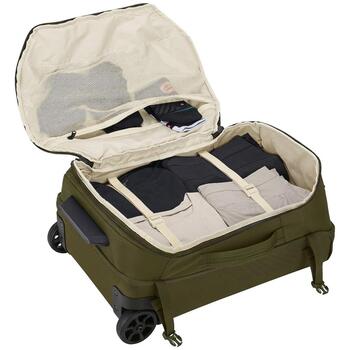 Thule дорожный чемодан 3205610, 44L, 35x23x55см, 2.45кг, 3 отделения, молнии, телескопическая ручка, колеса, натуральный зеленый (3205610)