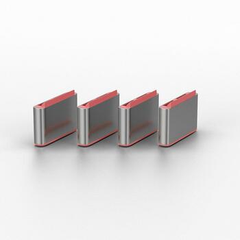 Lindy USB Type C блокиратор порта 40425, 4 шт., розовый (40425)