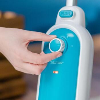 Zelmer Паровой очиститель ZST1300 82105044P, 400ml, 5m, легкий, эргономичный, стабильный дизайн, 2 микрофибровые тряпки (82105044P)