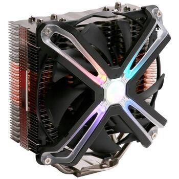Zalman CNPS17X CPU dzesētājs, 140mm, 800-1500 RPM, 61 CFM, 1,1 mmH2O, 29 dB, PWM, FDB, 5 caurules, ARGB, 12V, 200W TDP (CNPS17X)