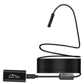 Media-Tech MT4099 WiFi эндоскоп, 8мм, 5м, HD 720p, 70°, IP67, 6 светодиодов, 800мАч, Android/iOS/Windows (MT4099)