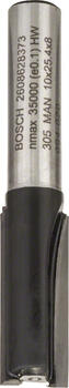 Pirkstfrēze frēze HM B=10 mm, l=25 mm,kāts 8mm, Rokas frēzēm, malu frēzēm GROPJU FRĒZE STANDARD FOR WOOD, 2608628373, BOSCH (2608628373)
