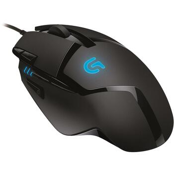 Logitech USB datorpele G402/910-004067, 4000 DPI, 1 ms, 8 pogas, optiskā, strāvas kabelis, melna (910-004067)