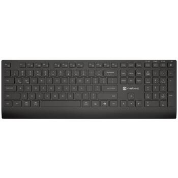 Natec Stingray 2 NZB-2315, беспроводной комплект клавиатуры и мыши, 109 клавиш, 13 кнопок, Bluetooth 5.0, 2.4 ГГц, 1200-4000 DPI (NZB-2315)