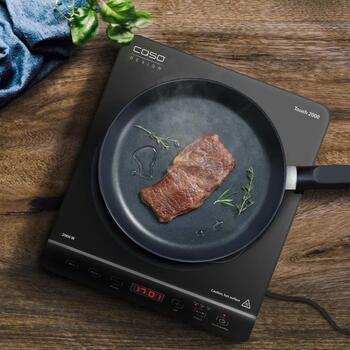 Caso | Hob | Touch 2000 | Number of burners/cooking zones 1 | Touch | Induction | Black (02008)