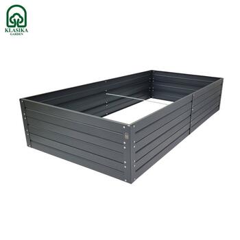 Повышенная грядка KLASIKA GARDEN 1500x750x300мм серый RAL7016 3075150P (3075150P)