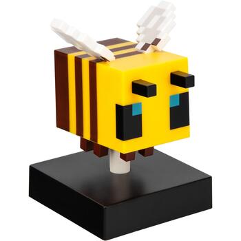 Paladone Minecraft Bišu Ikona Gaismiņa PP16018MCFID, 11cm, 2xAAA, LED, Galda virsma, Dzeltena/melna (PP16018MCFID)