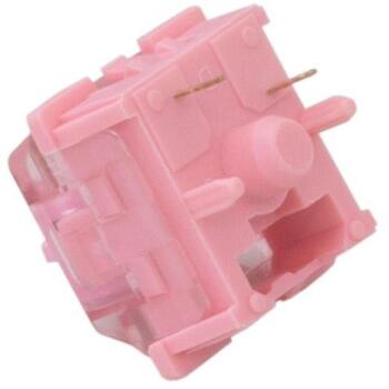 White Shark Механические переключатели ROSERIFT-25, 25 шт., 43г, 1,9мм, 4мм, 5 контактов, розовый (ROSERIFT-25)