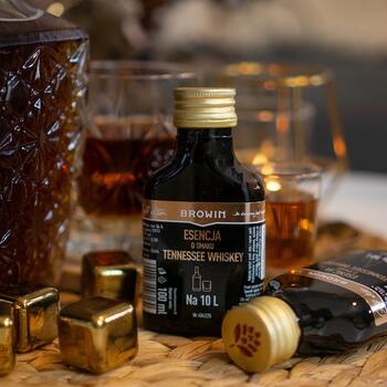 Browin Tennessee Whiskey esence 404225, 100 ml, 10 L dzēriena pagatavošanai, zelta līnija (404225)