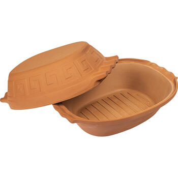 Browin māla cepamtrauks 770608, 4L, 33cm, 24,2cm, 15,6cm, ar vāku, dabīgais māls (770608)