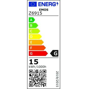 Emos Лампа для духовки Z6915, 15 Вт, 58 лм, 300 °C, E14, 1 шт. в коробке, класс G (Z6915)