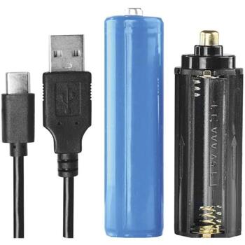 Emos перезаряжаемый металлический фонарь P3116, 600 lm, 2000 mAh, 230 m, 4-8 ч, 3 режима, алюминий, IP44, ударопрочный (P3116)
