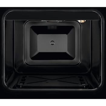 Electrolux газовая плита LKG500013W, 50см, 55л, 220-240В, 1675.6Вт, 50-250°C, газовая духовка, черная эмаль, гриль (LKG500013W)