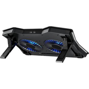 White Shark ICE GUARD GCP-4 охлаждающая подставка, 2 вентилятора, 72 CFM, 20 дБА, 1200 об/мин, 5В USB, 7 уровней (ICE GUARD)