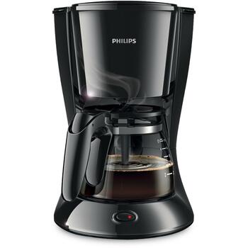 Philips Кофеварка HD7432/20, Мощность 750 Вт, Объем резервуара 0.6 Л, 7 чашек, Автоотключение, Функция капельной остановки, Черный (HD7432/20)