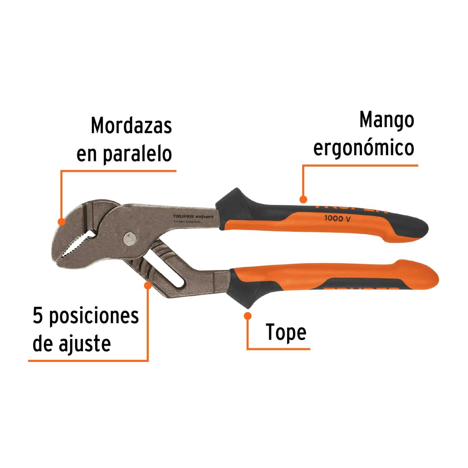 Разводной ключ Expert 150 мм PEX-10X Truper (PEX-10X)