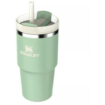 Stanley Термокружка 2810826363 0,59L, Зеленый, Сохраняет холод до 8ч, Холодный (со льдом) до 30ч, Крышка FlowState с 3 положениями (2810826363)