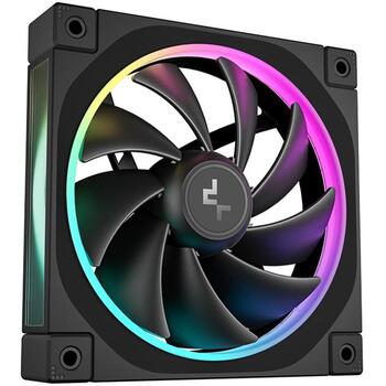 Deepcool Ventilators FL12-3 IN 1 R-FL12-BKAPN3-G, 500-2150 RPM, 55 CFM, 32 dB(A), 3 ventilatori, RGB LED (R-FL12-BKAPN3-G)