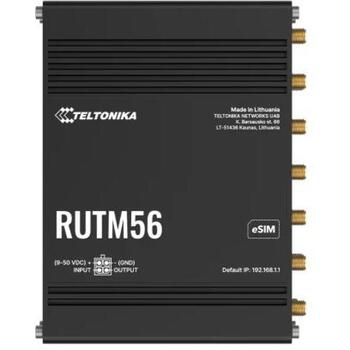 Teltonika Двухмодемный маршрутизатор RUTM56 RUTM56000000, 802.11ac, 10/100/1000 Mbit/s, 4 x RJ-45, Поддержка Mesh Да, MU-MiMO Да (RUTM56000000)