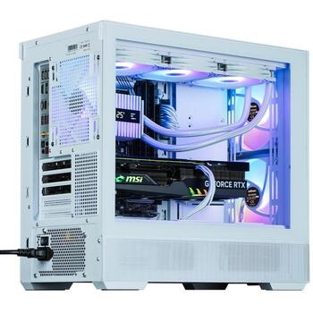 Zalman Корпус для компьютера P30 AIR White, 7,6кг, 452x235x420мм, mATX/Mini-ITX, 5 PCI, 2x140мм ARGB, 1x140мм ARGB (P30 AIR White)