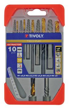 Дополнительный базовый набор сверл и шурупов 10 шт. M3-M18 11901170052 ТИВОЛИ (11901170052)