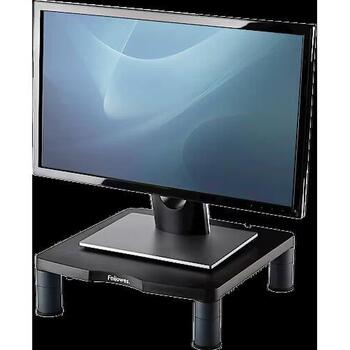 Fellowes подставка для монитора 9169301, 50-100мм, 53,3см, 36кг, 1 дисплей, настольное крепление, графит, пластик (9169301)