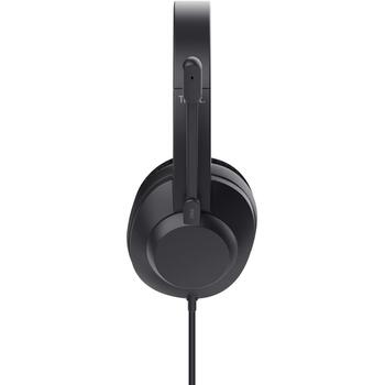 Trust наушники 25462, 40 мм, 20 - 20000 Гц, USB Type-C/USB Type-A, микрофон с шумоподавлением, регулируемая дужка, черный (25462)