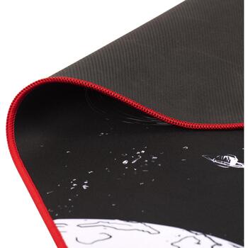 Subsonic Игровой коврик SA5590-S1, Черный, Красный, Резина, Текстиль, 1 шт., Печатная поверхность, Водоотталкивающее покрытие (SA5590-S1)