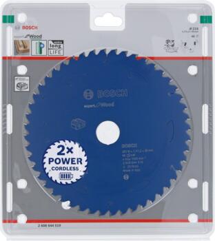 Expert for Wood 216x30x1.7/1.2x48T, Paneļzāģiem EXPERT FOR WOOD BEZVADU ZĀĢIEM PAREDZĒTS RIPZĀĢA ASMENS, 2608644519, BOSCH (2608644519)