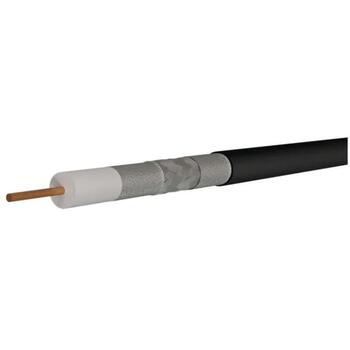 Emos Коаксиальный кабель CB113UV S5265, 100 м, 75 Ом, 3 экрана, 52 пФ/м, 43,5 кг/км, УФ стойкость, Eca (S5265)