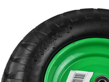 Geko Ritenis G71022, 390mm, 97mm, 220mm, 12mm, 120kg, 2.1bar, 4, dubultie lodīšu gultņi, gumija, tērauds (G71022)