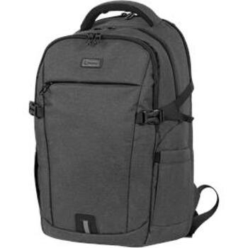 Natec Рюкзак для ноутбука Alpaca 2 NTO-2226, 15.6 дюйма, серый, полиэстер 300D, 3 отделения, 9 карманов, светоотражающие полосы (NTO-2226)