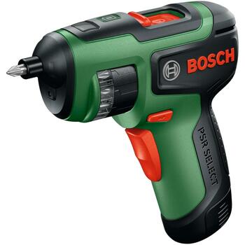 Bosch PSR Select 4V bezvadu skrūvgriezis 0603977100, 2x2,0Ah, USB, 210 apgr./min, 7,5 Nm, 1/4