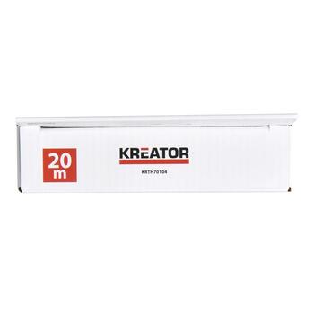 Kreator mērlente KRTH70104, 20 m, 13 mm, stikla šķiedra, mitrumizturīga, rūsas izturīga, MID 3. klase (KRTH70104)