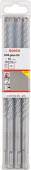Triecienurbis SDS plus-5X 10x150x210 mm, 10 gab., Perforatora urbjiem PRO SDS PLUS-5X TRIECIENURBIS PERFORATORIEM, 2608833903, BOSCH (2608833903)