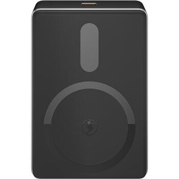 Goobay Магнитный беспроводной Power Bank 70183, 10000 мАч, USB-C, черный, беспроводная зарядка, технология быстрой зарядки (70183)