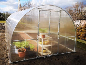 Siltumnīca KLASIKA TUBE 3x10m (30m2) ar pamatiem un 4mm polikarbonāta pārklājumu; 4779037492503 (154)