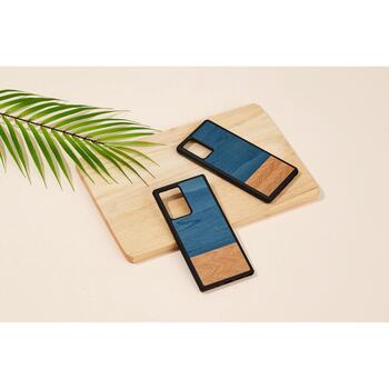 Man&Wood Чехол для Galaxy Note 20 M4731B, Синий, совместим с Samsung Galaxy Note20, 6.7 дюйма (M4731B)