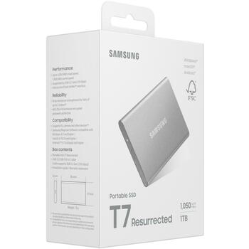 Samsung Внешний SSD MU-PD1T0G/WW, 1 ТБ, USB Type-C, 3.2 Gen 2, Скорость чтения 1050 МБ/с, Скорость записи 1000 МБ/с (MU-PD1T0G/WW)