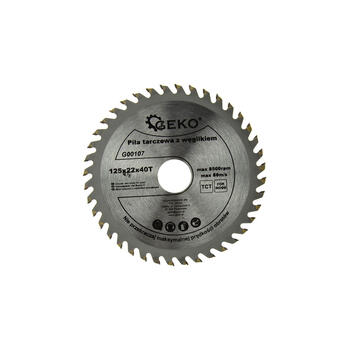 Пильный диск по дереву 125x22x40z Gecko (G00107)
