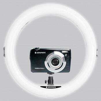 Agfa Photo Кольцевая лампа ARL11XL, ARL11XL, 10W, 28см, 3200-6500K, 120 LED, USB питание, алюминиевый штатив 45-155см (ARL11XL)