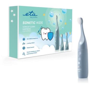 Eta elektriskā zobu birste, Sonetic Kids 171090010, uzlādējama, 2 uzgaļi, 1 režīms, zila (ETA171090010)