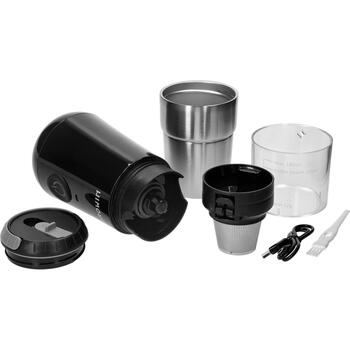 Browin 320503 elektriskā kafijas dzirnaviņas ar brūvētāju un termokrūzi, 6W, 30g, 180ml, 1200mAh, Micro-USB (320503)