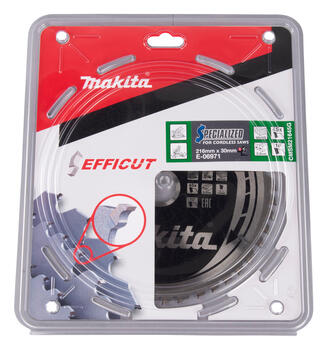 Zāģripa EFFICUT Ø216x30x2mm, 45 zobi E-06971 Makita (E-06971)
